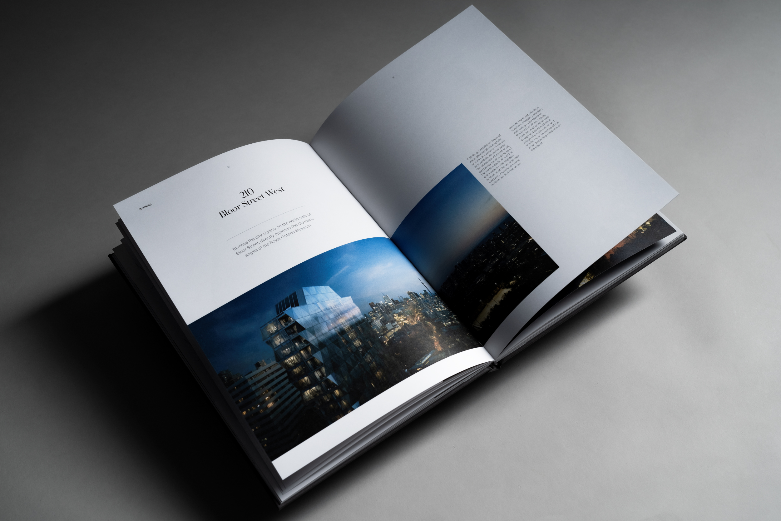NY Digital Awards Winner - 210 Bloor Brochure