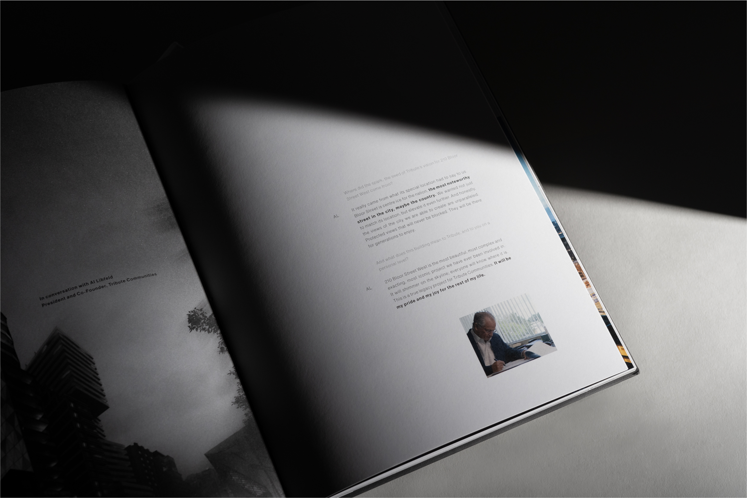 NY Digital Awards Winner - 210 Bloor Brochure