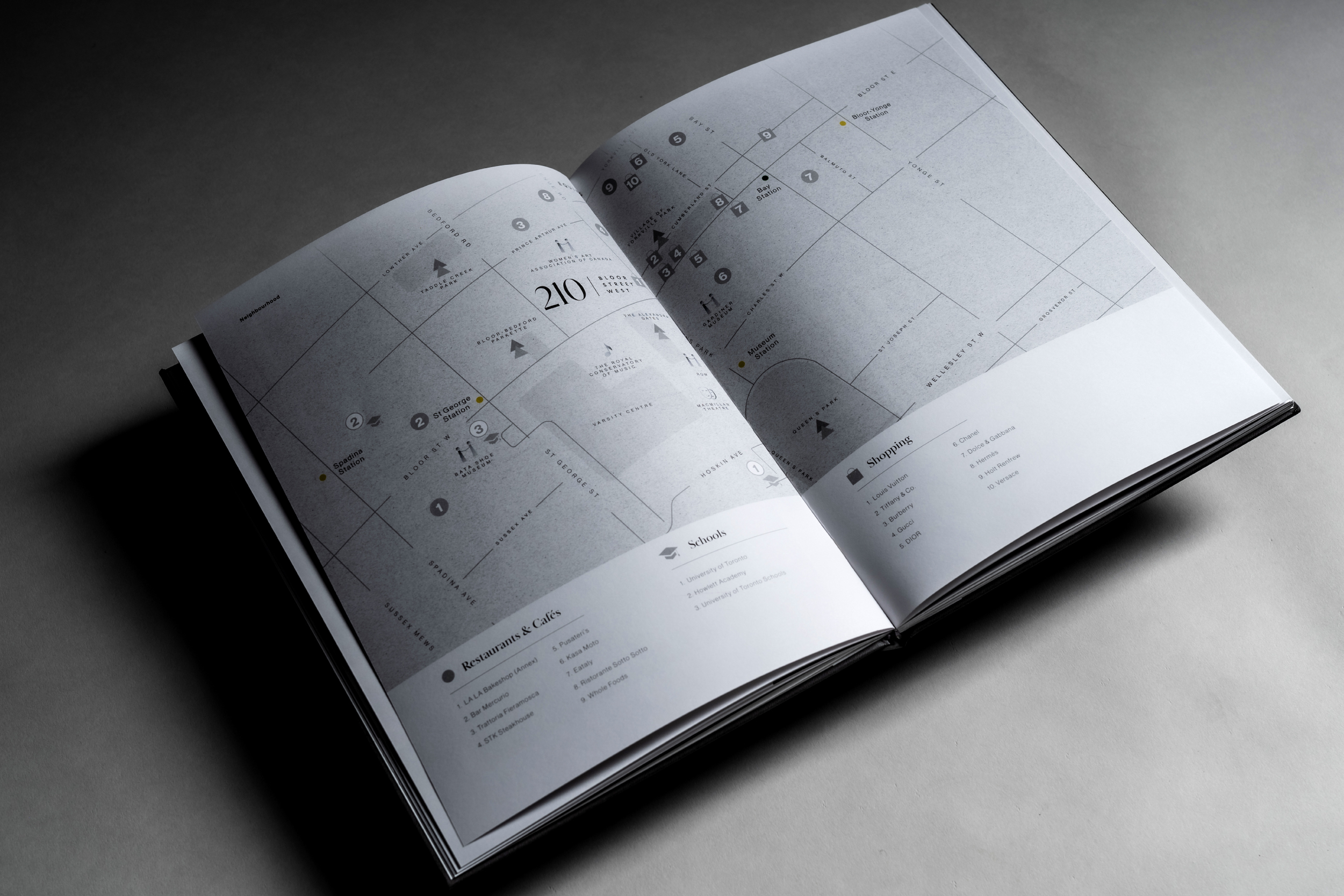 NY Digital Awards Winner - 210 Bloor Brochure