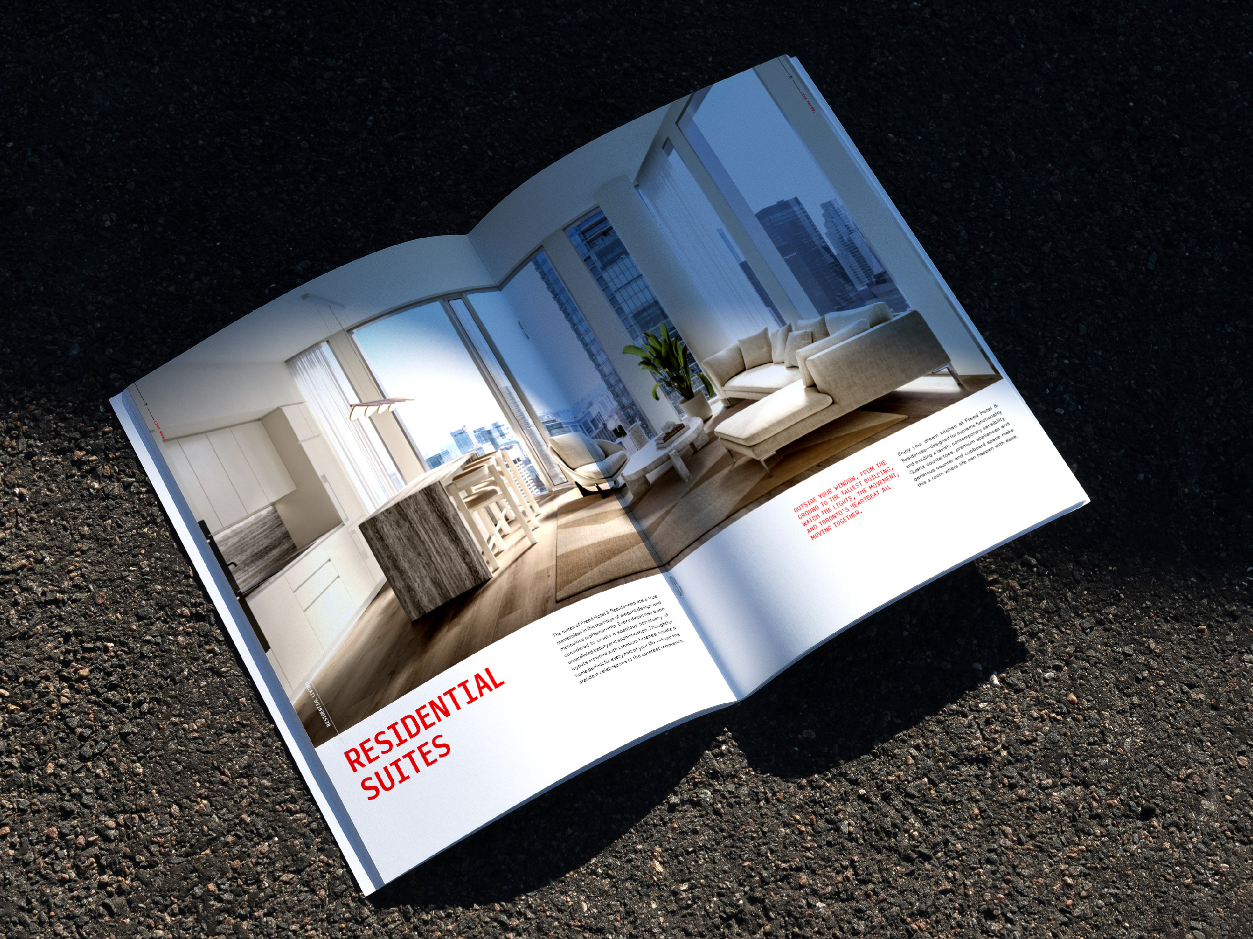 NY Digital Awards Winner - Freed Hotel and Residences Brochure