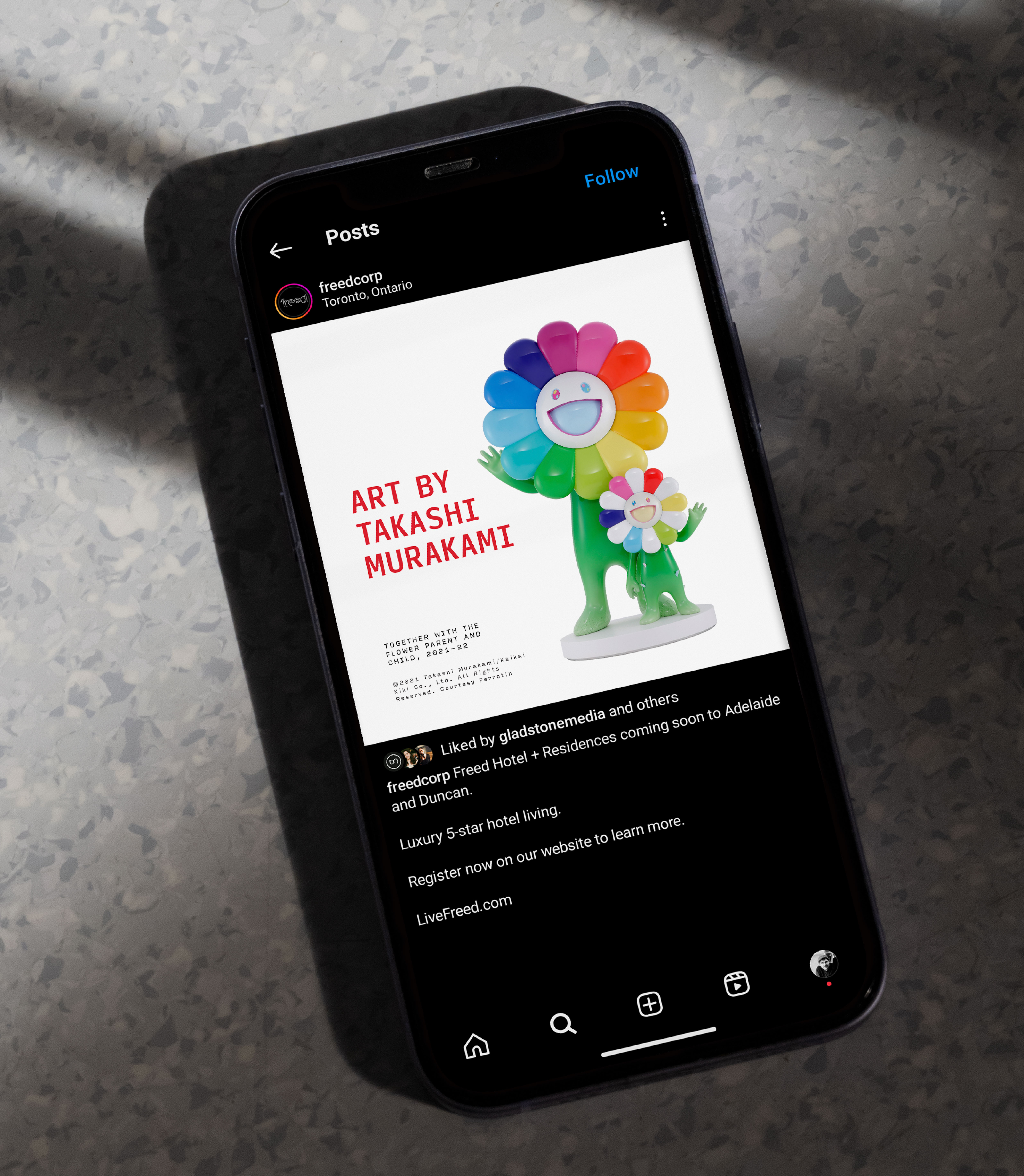 NY Digital Awards Winner - Freed Hotel and Residences Social Campaign