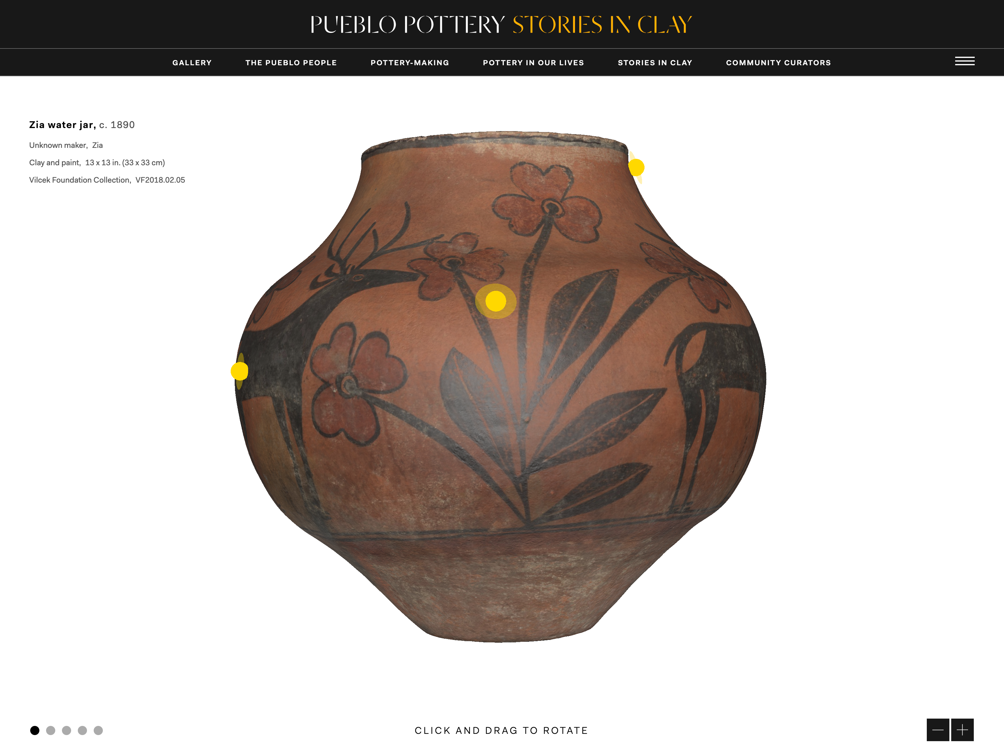 NY Digital Awards Winner - Pueblo Pottery: Stories in Clay