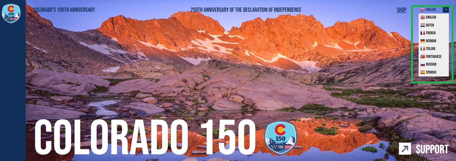 NY Digital Awards Winner - Colorado 150 America 250