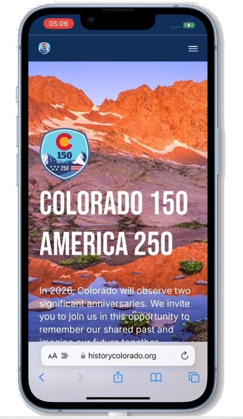 NY Digital Awards Winner - Colorado 150 America 250