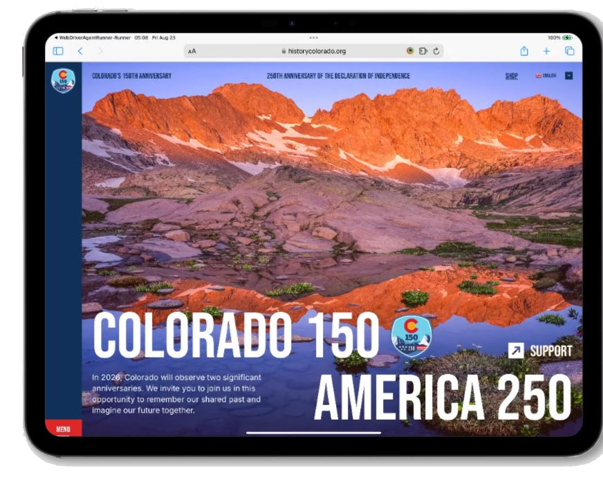 NY Digital Awards Winner - Colorado 150 America 250