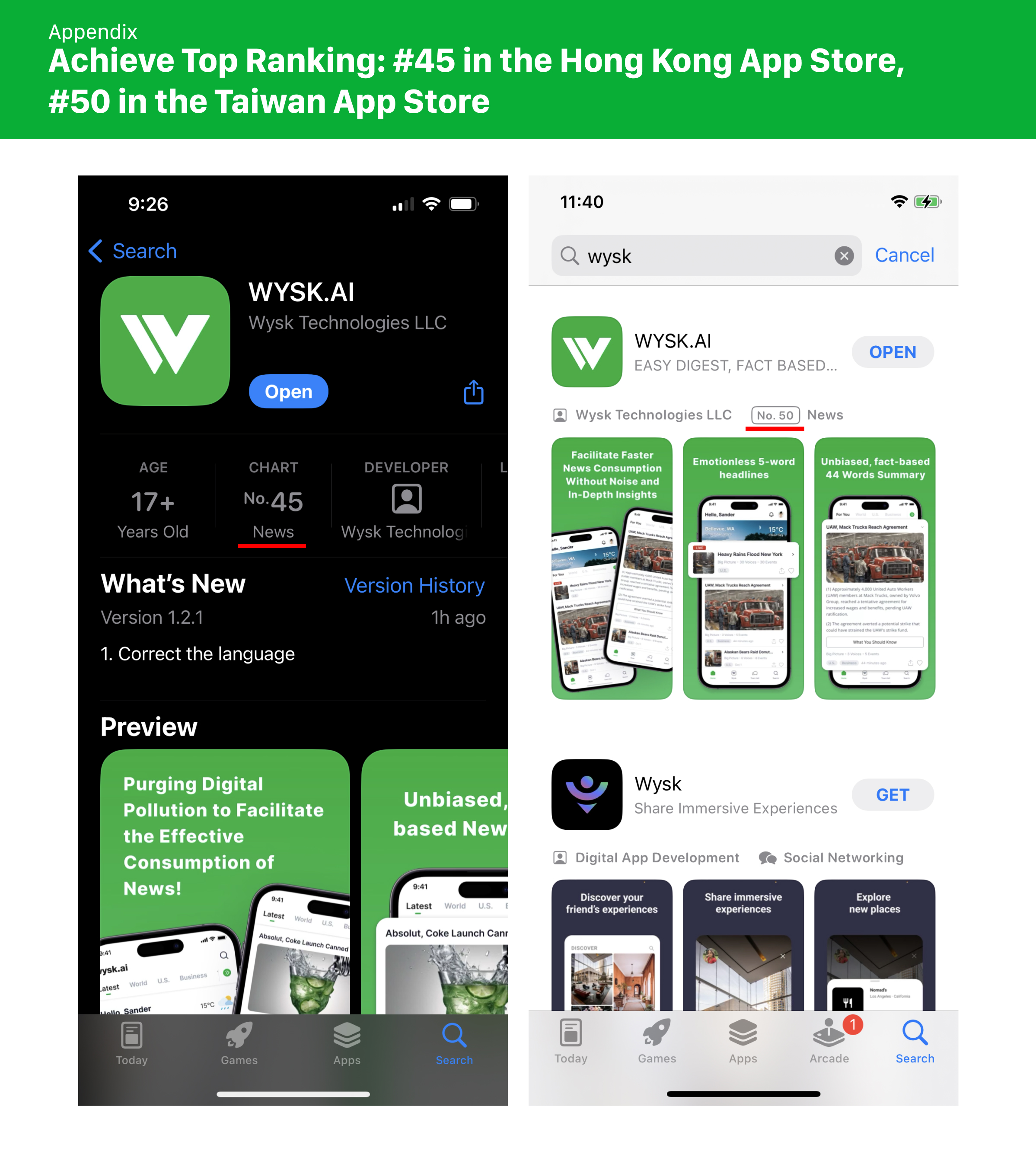 NY Digital Awards Winner - Wysk.ai