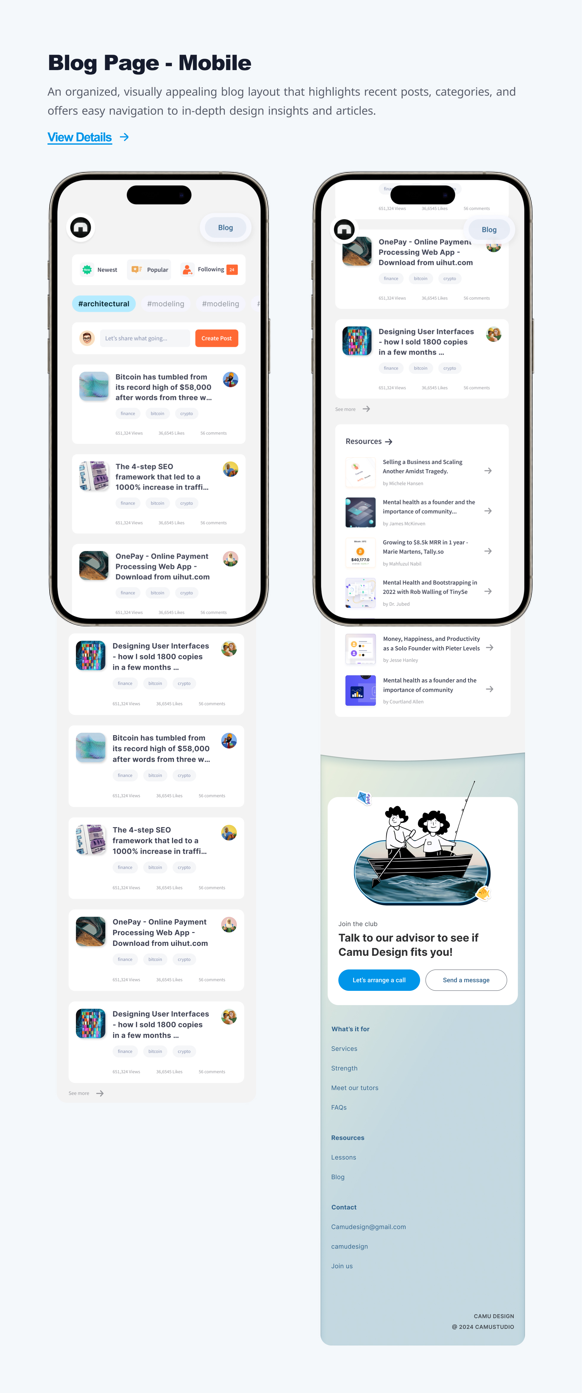 NY Digital Awards Winner - Camp Design: Portfolio Coaching and Community Hub