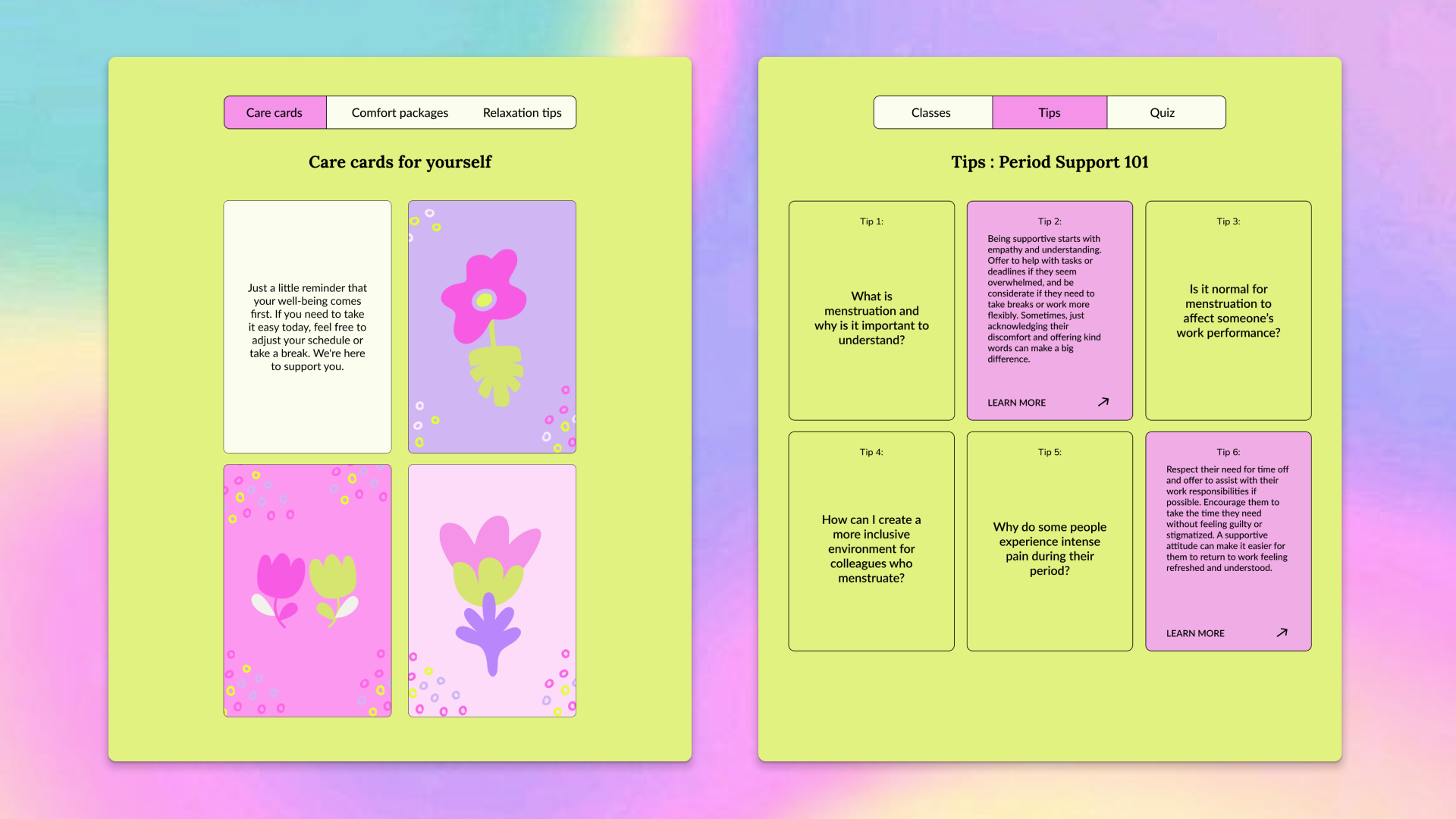 NY Digital Awards Winner - WorkFlow : Period Health is Workplace Health