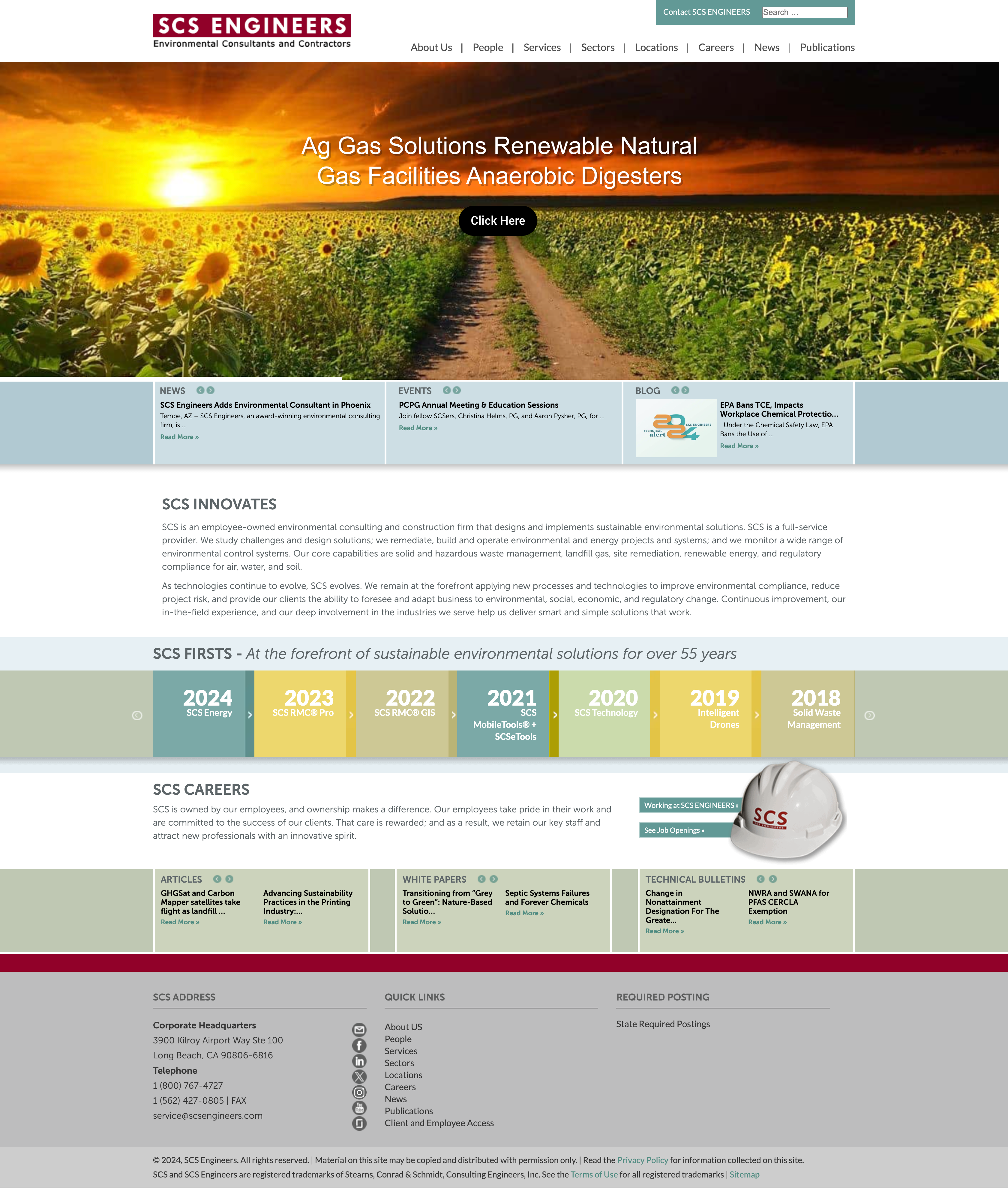 NY Digital Awards Winner - SCS Engineers HR SEO Campaign