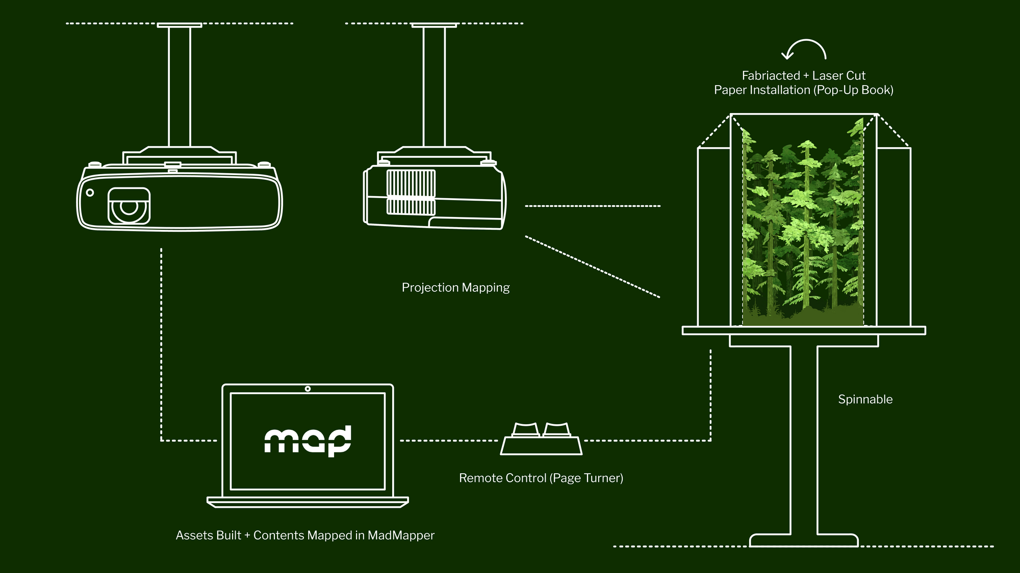 NY Digital Awards Winner - Magical Pop-up Book: The Growth and Tales of Douglas Fir