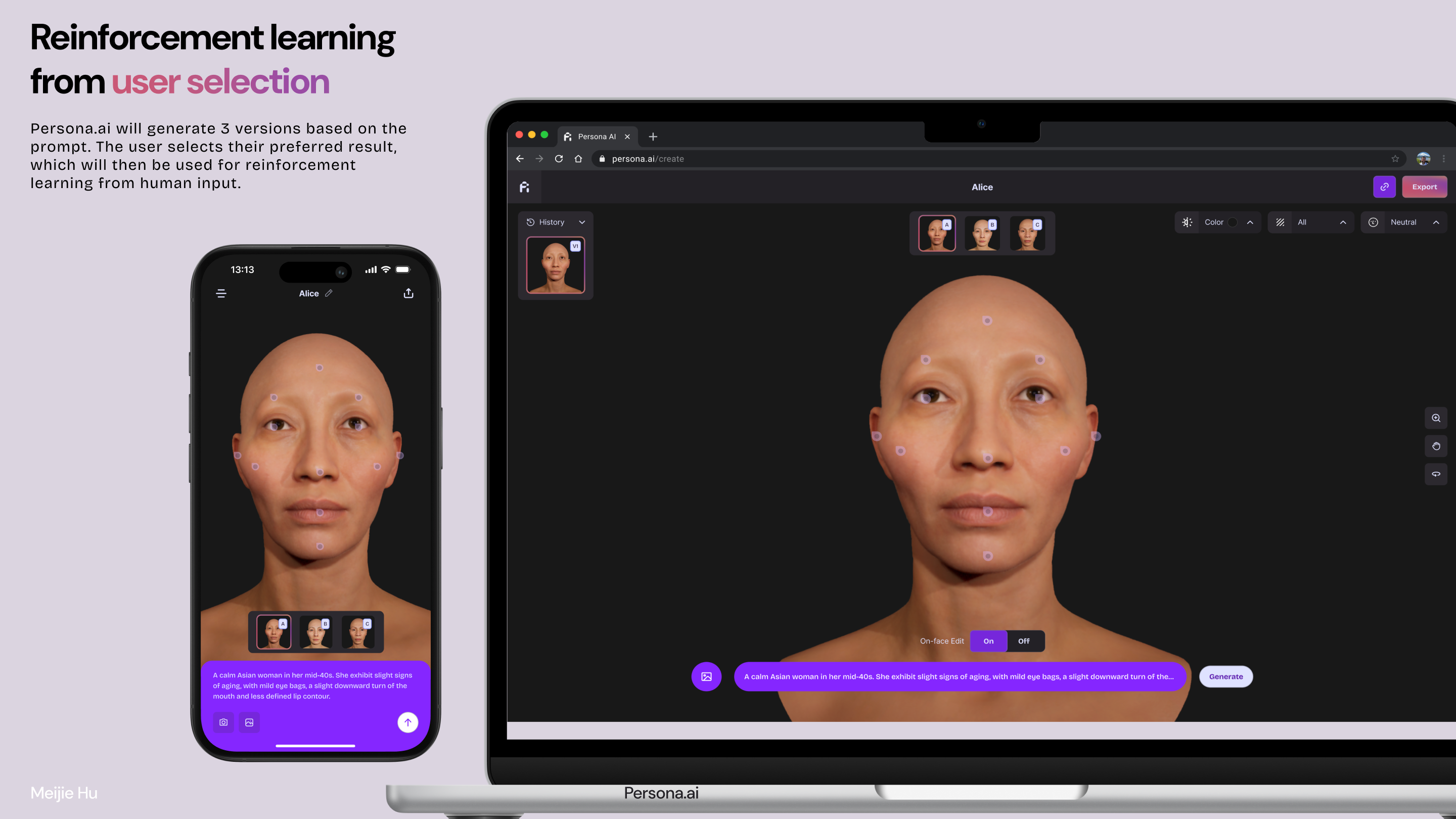 NY Digital Awards Winner - Persona AI