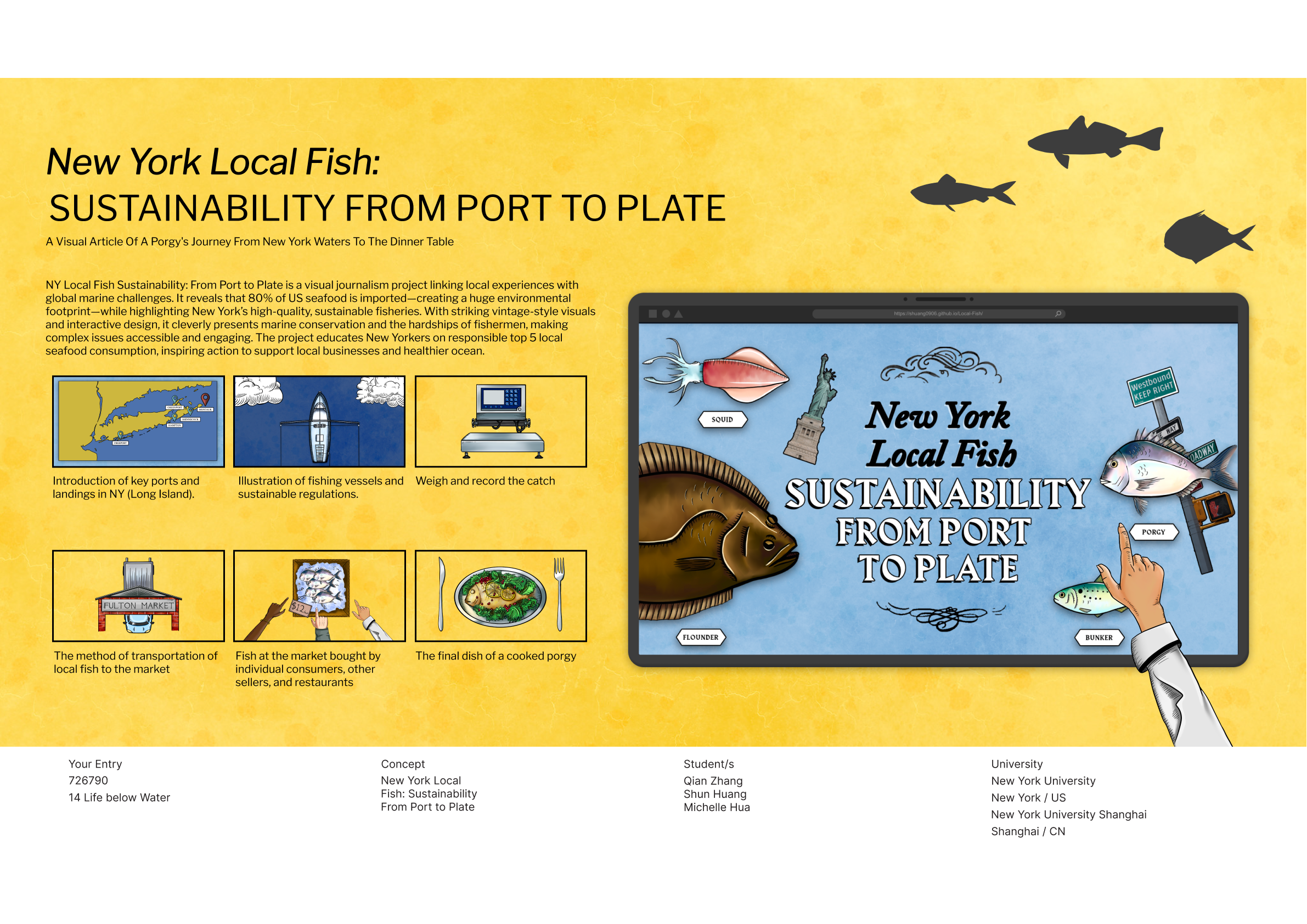 NY Digital Awards Winner - New York Local Fish Sustainability: From Port to Plate