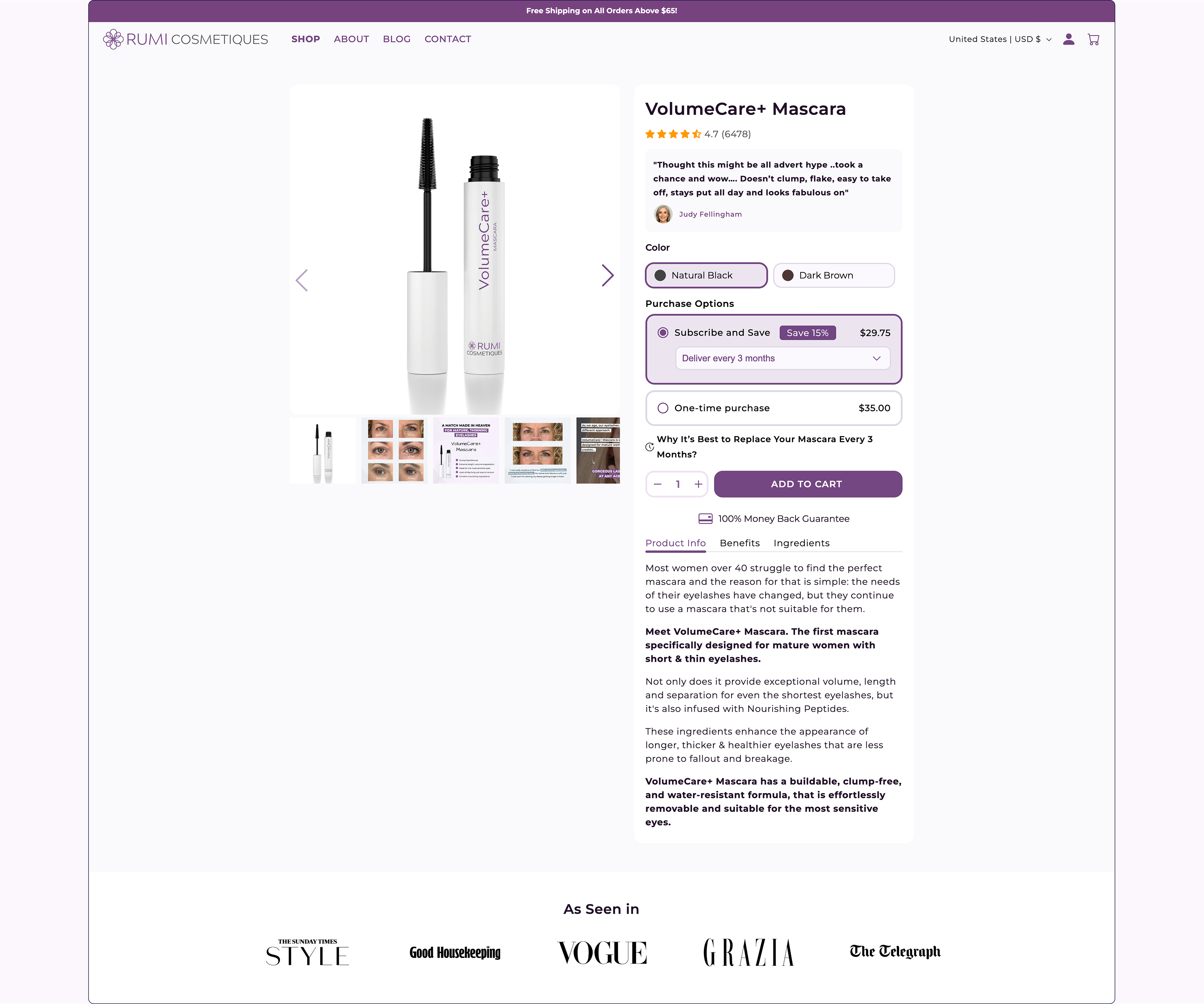NY Digital Awards Winner - Product Page Redesign with Focus on CRO