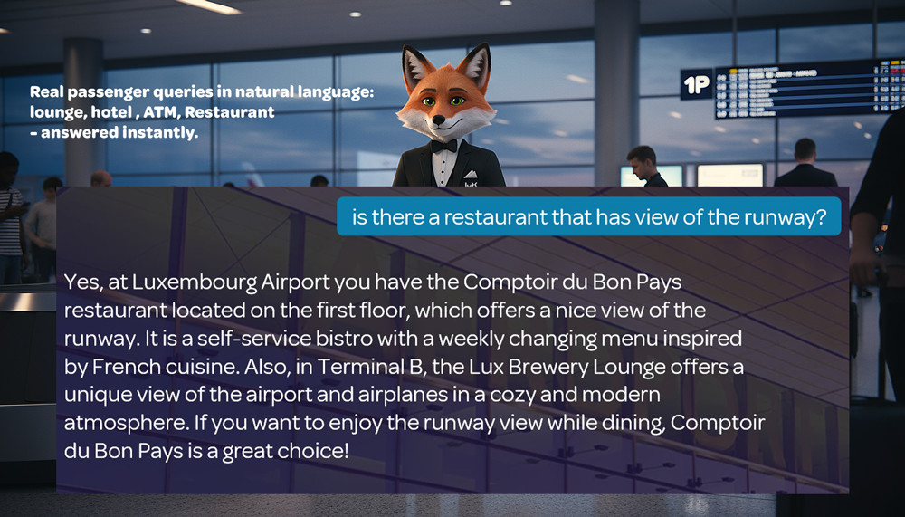 NY Digital Awards Winner - Réno — Luxembourg Airport’s AI Concierge