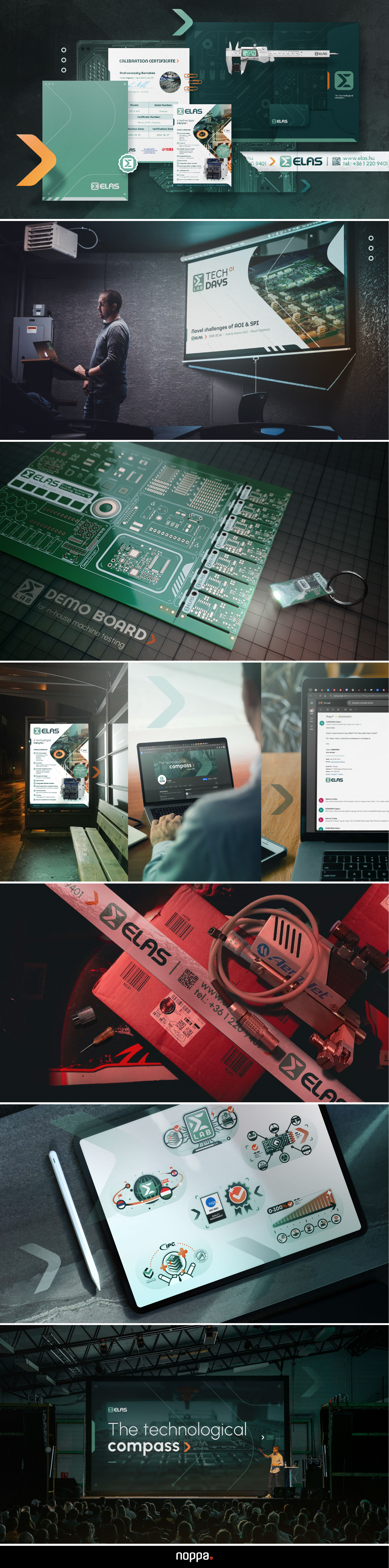 NY Digital Awards Winner - ELAS Ltd. Brand Identity