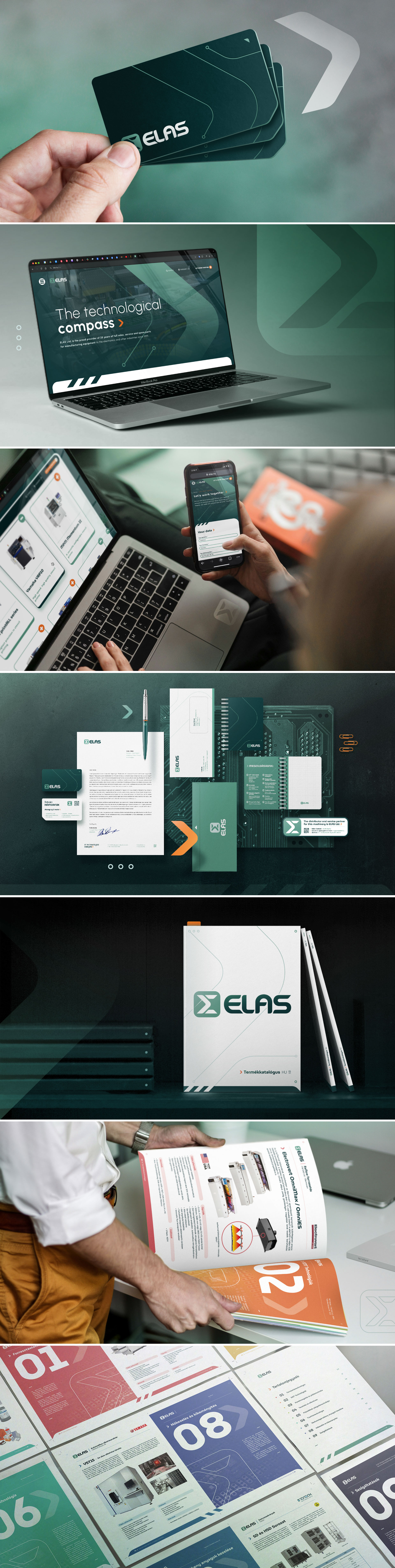 NY Digital Awards Winner - ELAS Ltd. Brand Identity