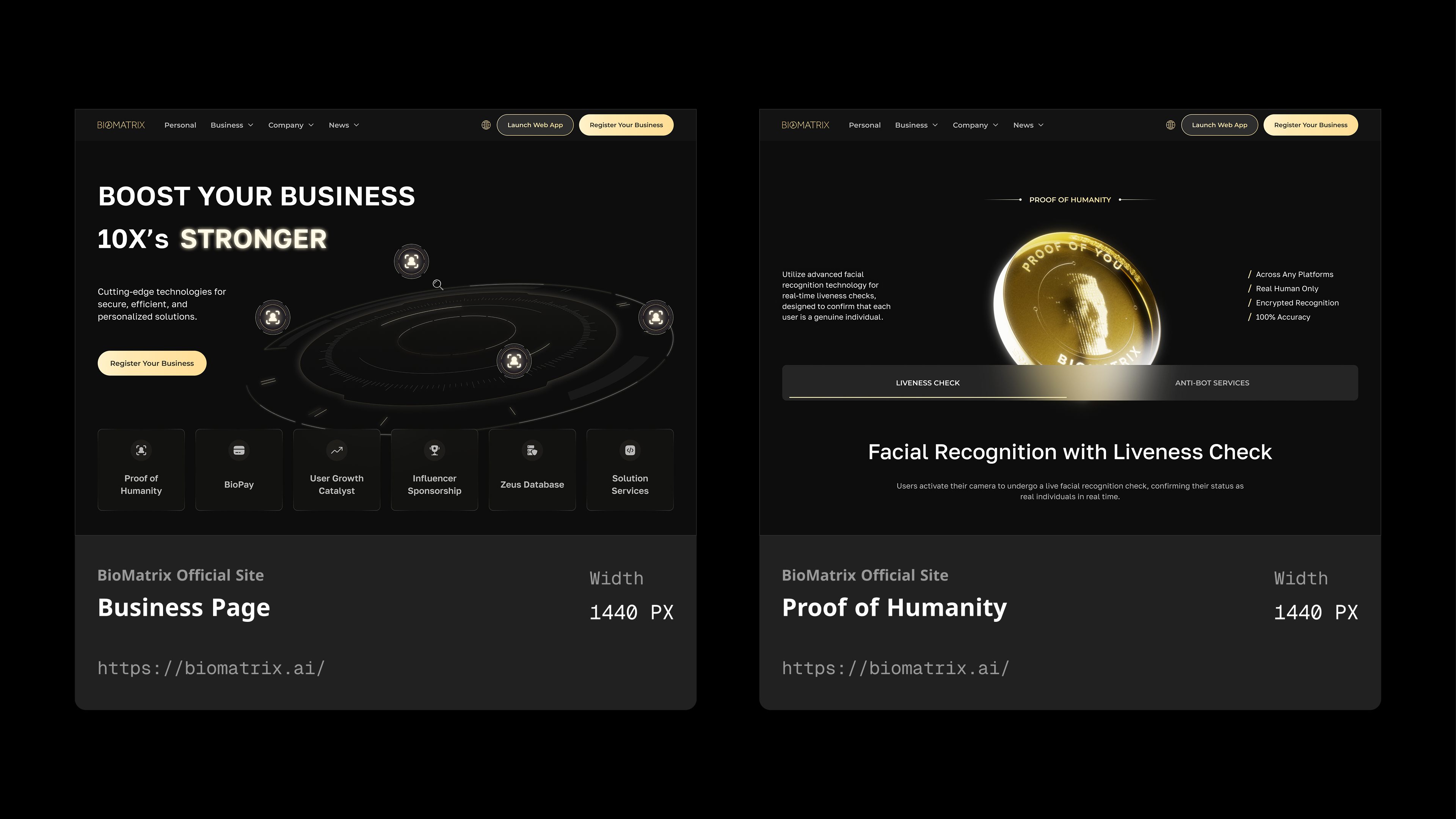 NY Digital Awards Winner - BioMatrix