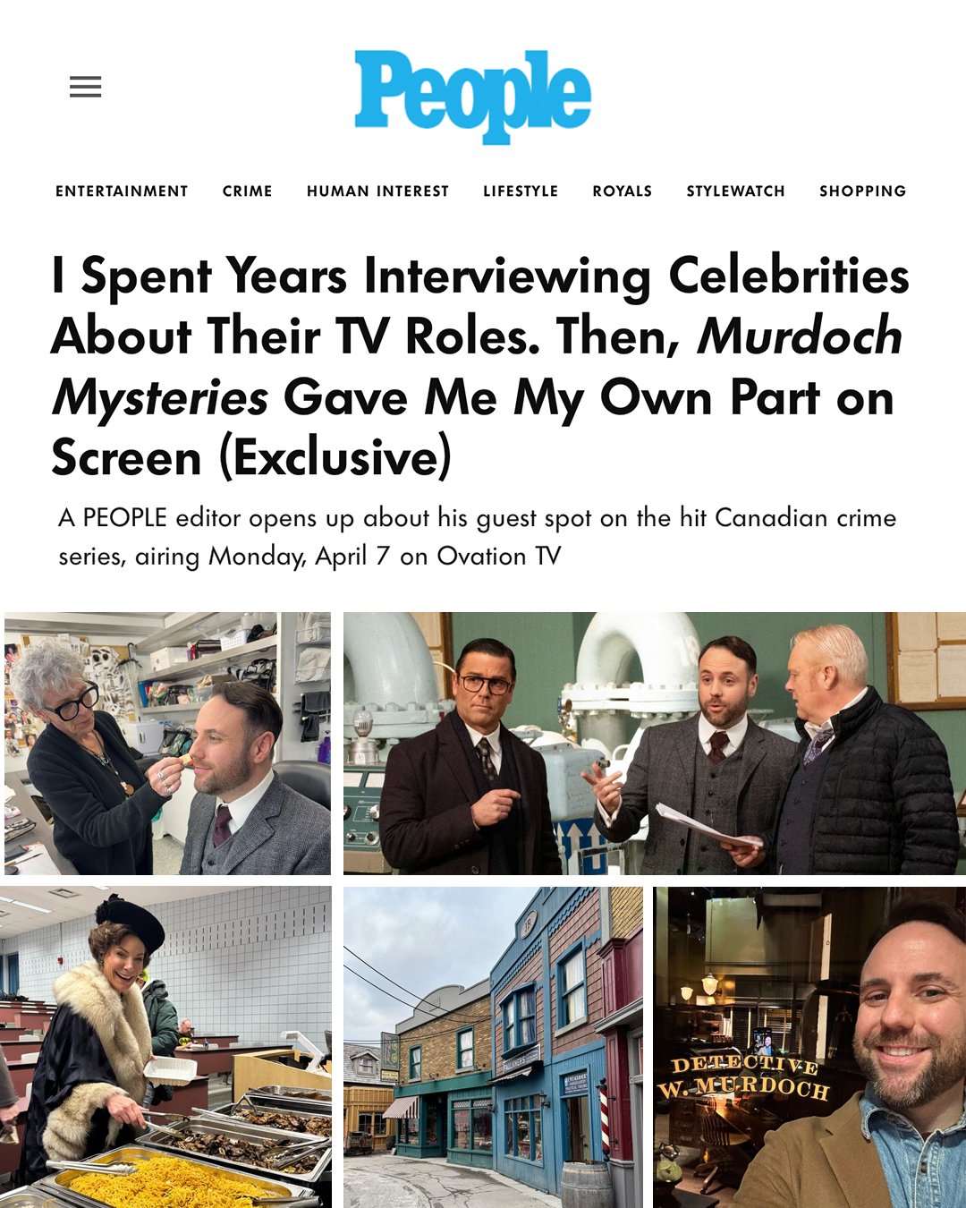 NY Digital Awards Winner - Murdoch Mysteries Meets The Real Housewives