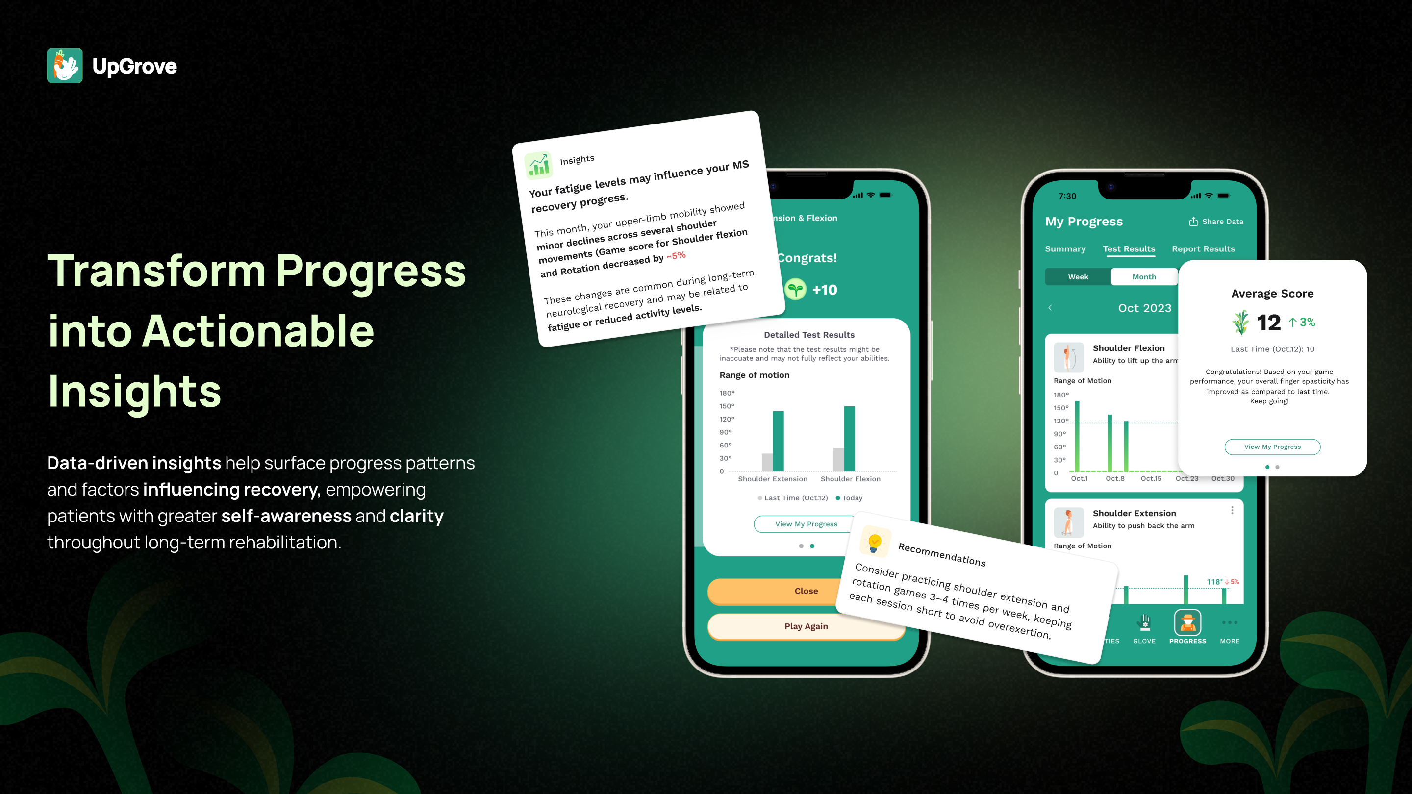 NY Digital Awards Winner - UpGrove: A Gamified Upper-Limb Self-Assessment System