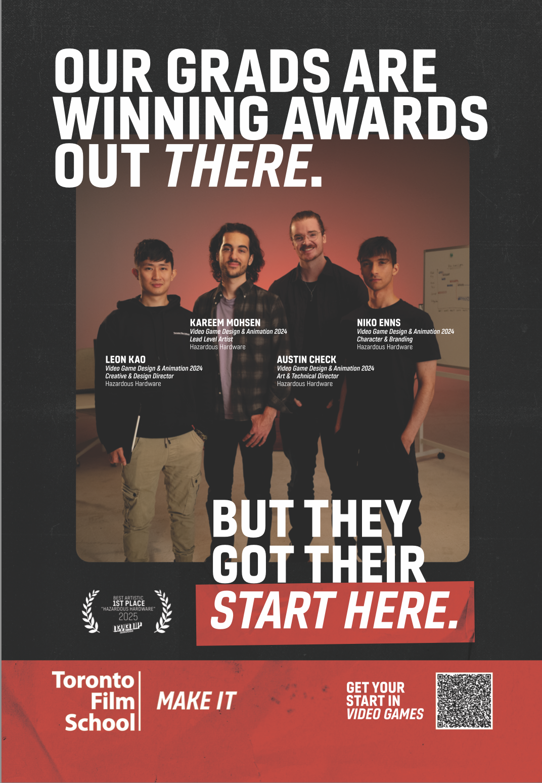 NY Digital Awards Winner - Toronto Film School | Make It posters