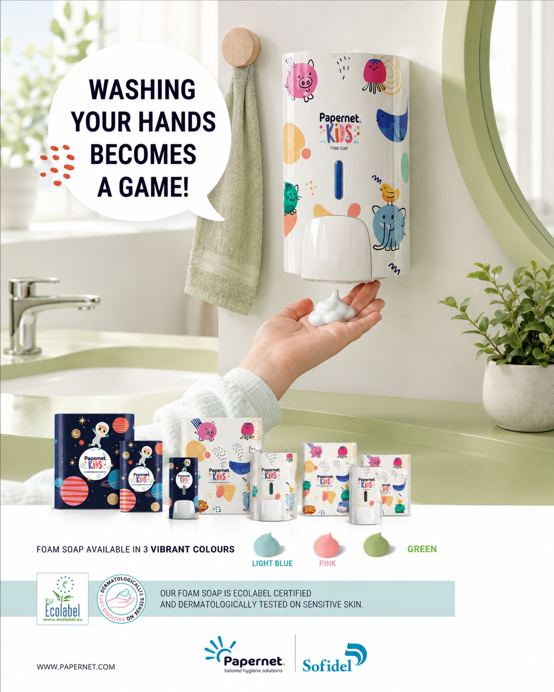NY Digital Awards Winner - Papernet Kids - Where Hygiene Becomes Adventure