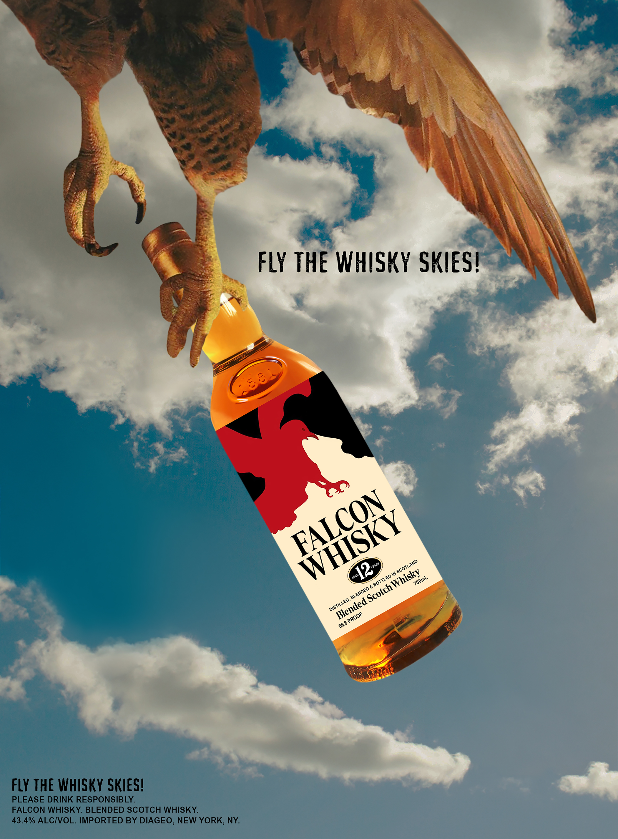 NY Digital Awards Winner - Falcon Whisky - Fly The Whisky Skies
