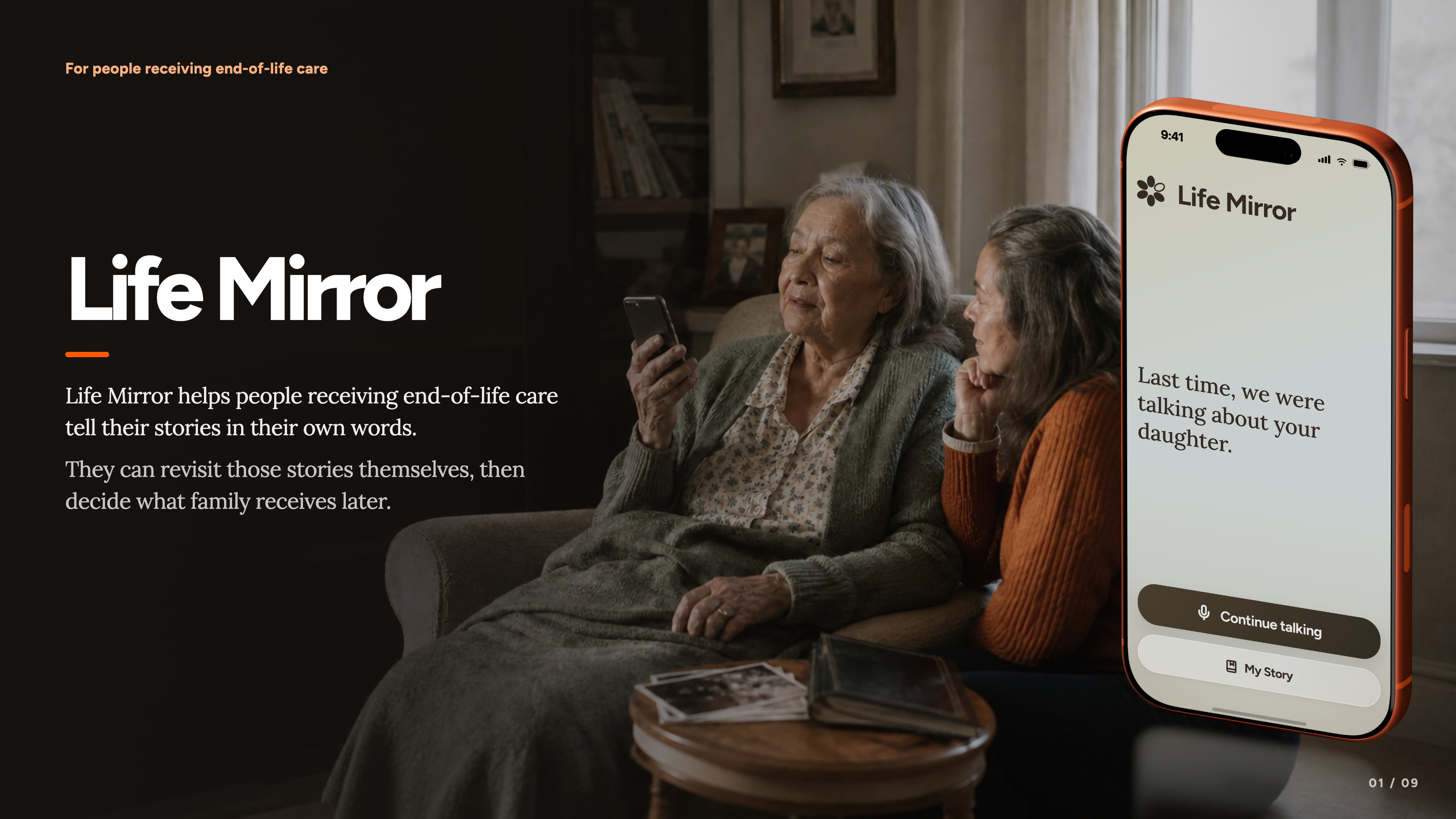 NY Digital Awards Winner - Life Mirror: A Life in Your Own Voice