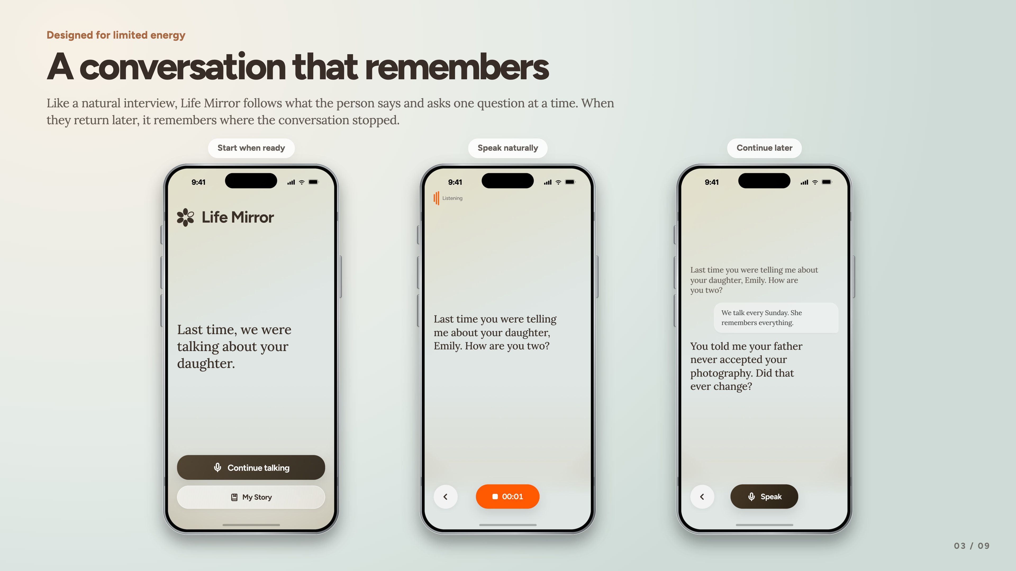 NY Digital Awards Winner - Life Mirror: A Life in Your Own Voice