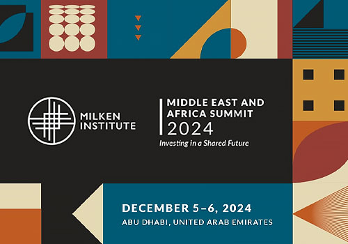 NY Digital Winner - Milken Institute - Milken Institute, Middle East and Africa Summit