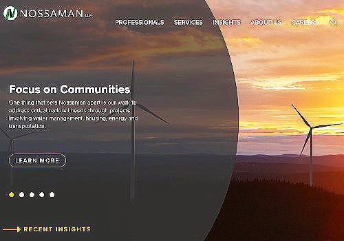 NY Digital Awards - Nossaman Website